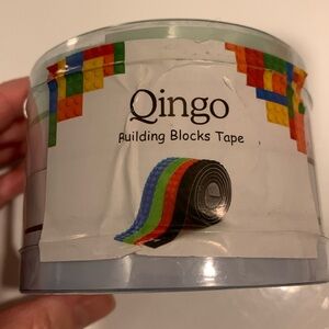 New in box four colorful rolls of building blocks tape